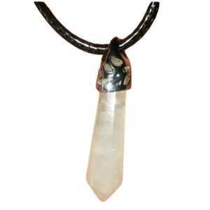 Hand crafted crystal pendant necklace